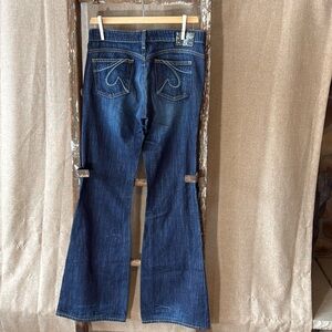 AG ADRIANO GOLDSCHMIED flared leg jeans, the new legend